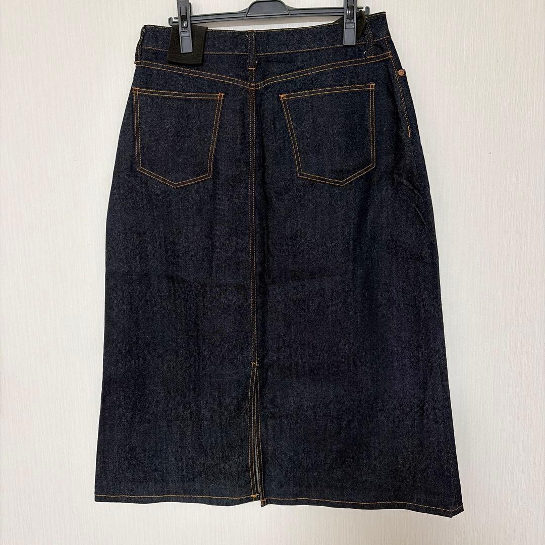 る*る様 大きい未使用★23区DENIM ★ストレッチ デニムスカート48 ネイ