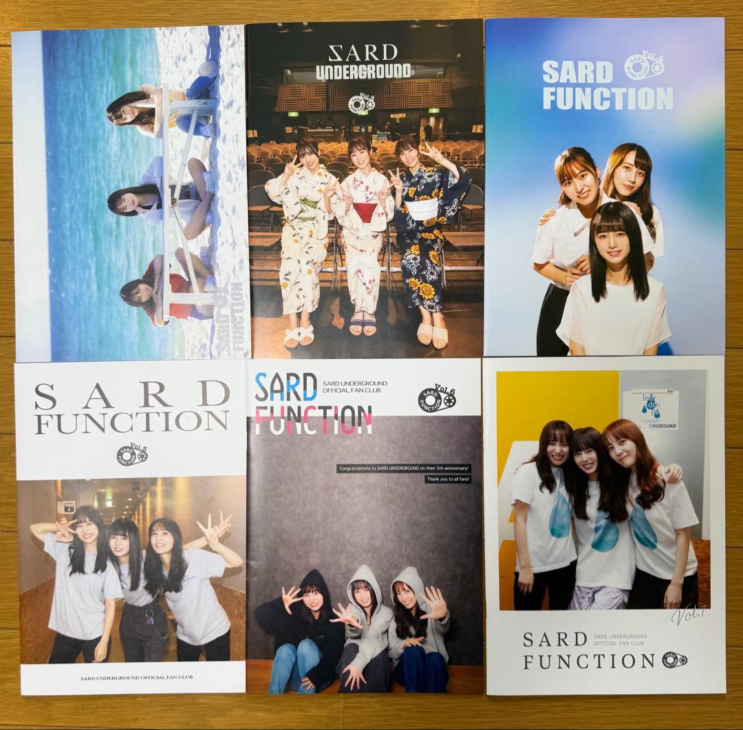 SARD UNDERGROUND 会報誌Vol.2〜7／CD未開封3枚ほかセット