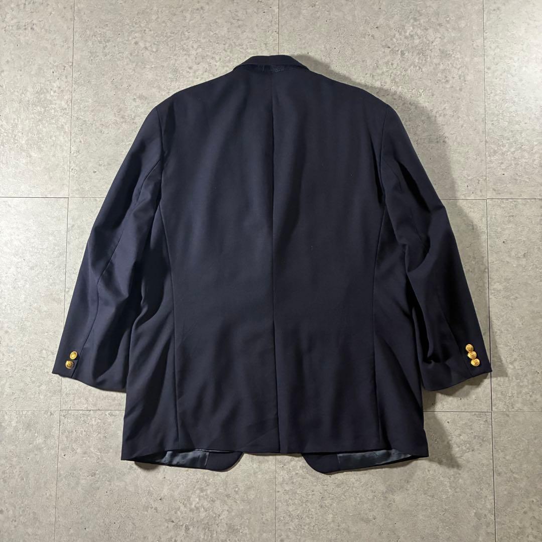 90s CHAPS Ralph Lauren紺ブレ金ボタンテーラードジャケット
