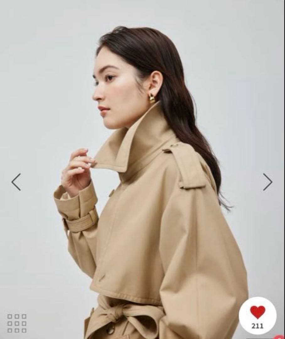 Me/【新品】【逸品】ベーシックトレンチコート【雑誌掲載】