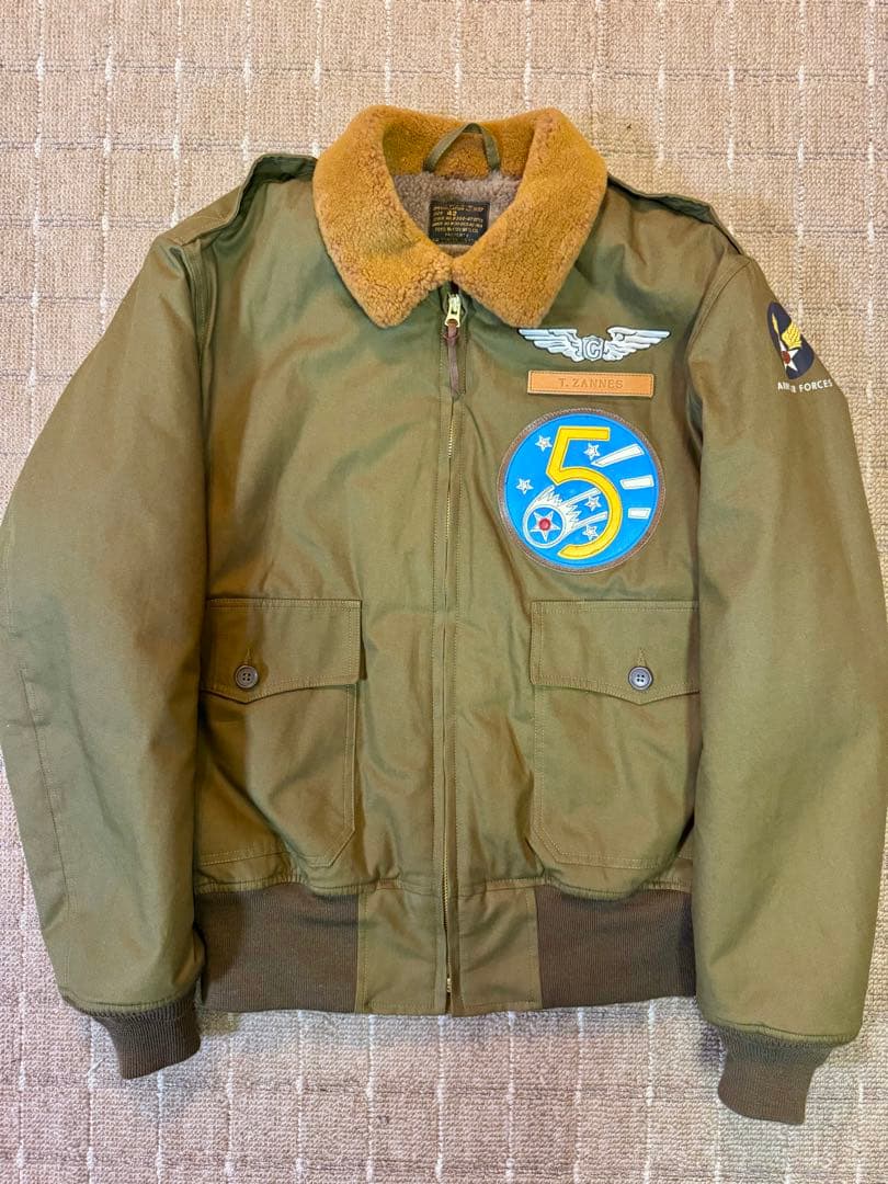 【ほぼ新品】トイズマッコイ カスタムペイント B-10 フライトジャケット42