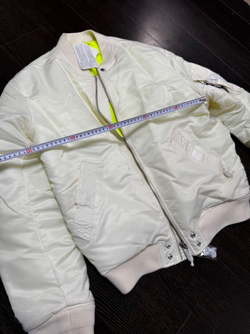 新品　定価4万　 DIESEL MA-1 フライトジャケット ホワイト