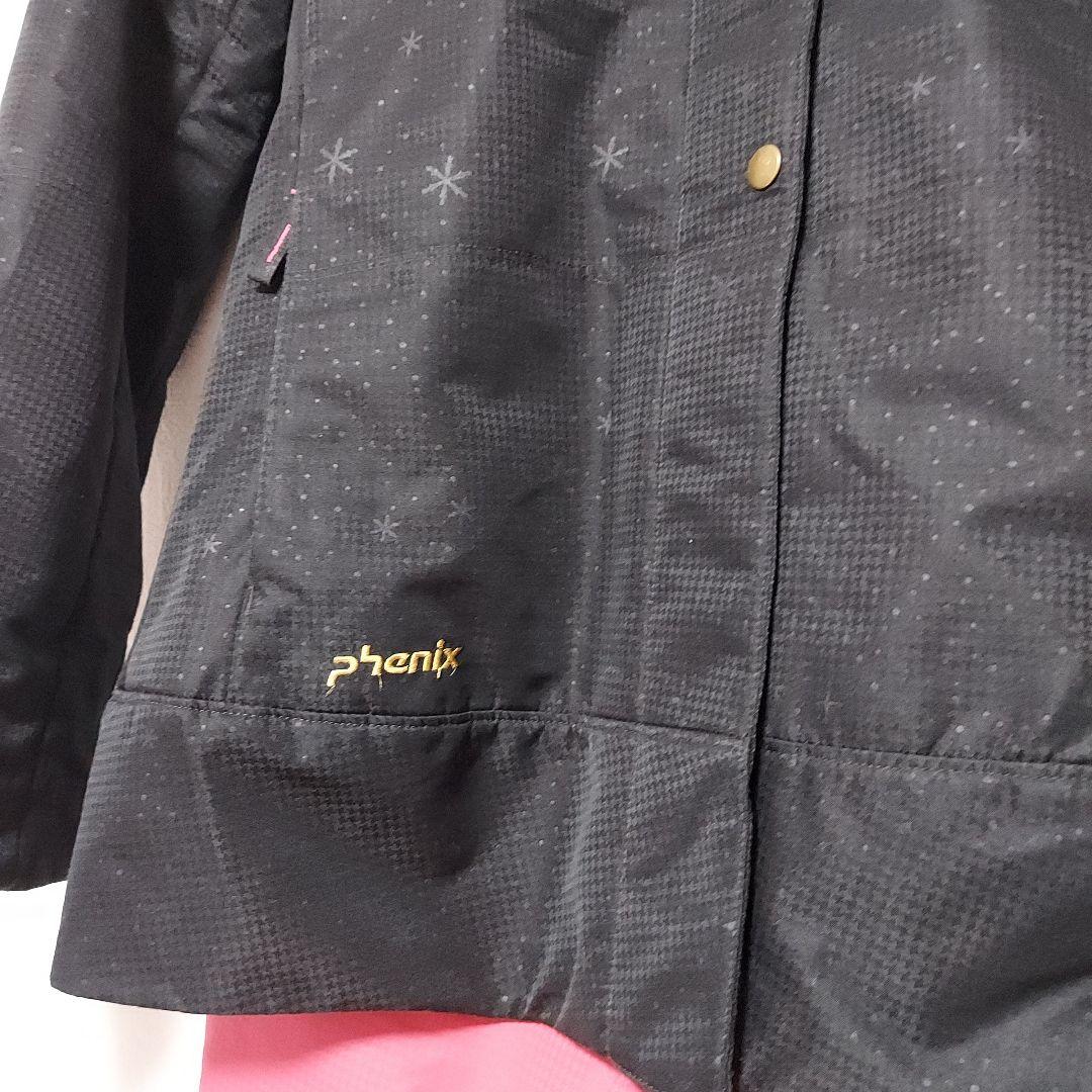 PHENIXスキーウェア150cm　黒ピンク