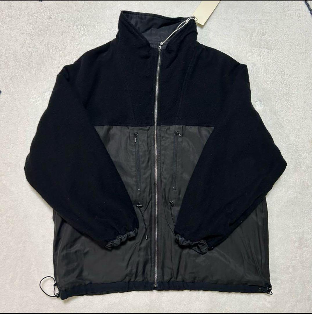 【美品】LIDNM☆トラックジャケット　ブルゾン　リバーシブル☆M☆黒
