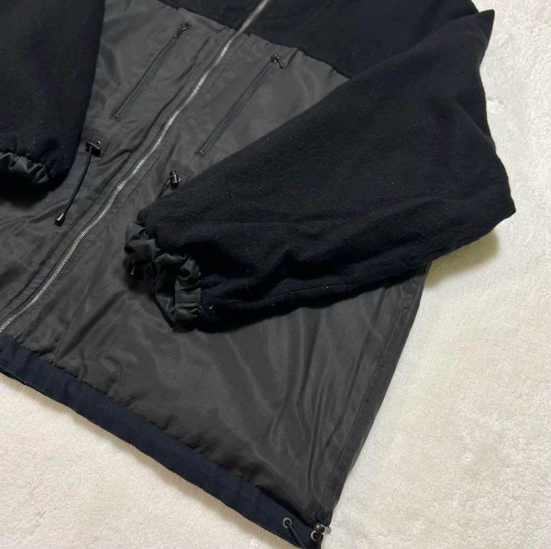 【美品】LIDNM☆トラックジャケット　ブルゾン　リバーシブル☆M☆黒