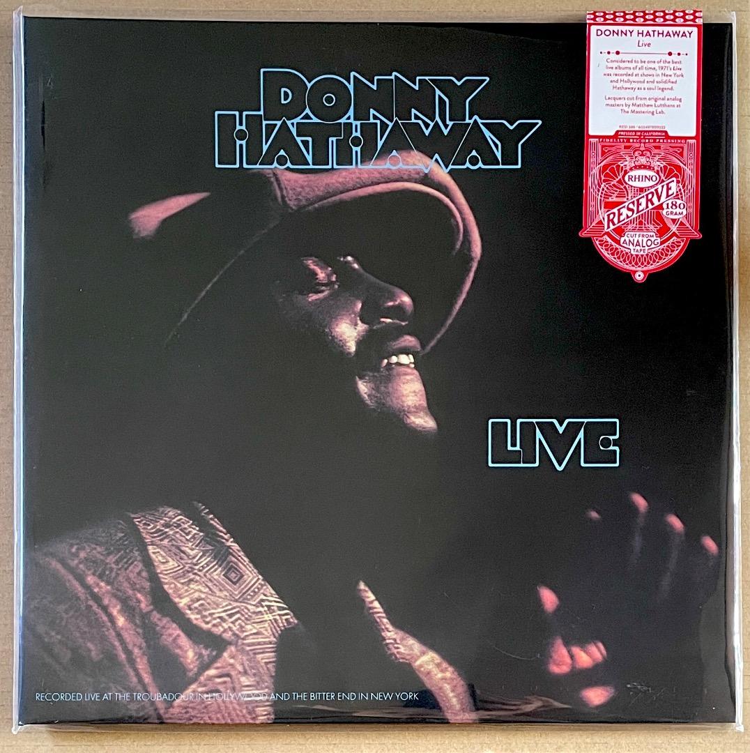 新品 高音質盤 見開きジャケット Donny Hathaway Live 送料込
