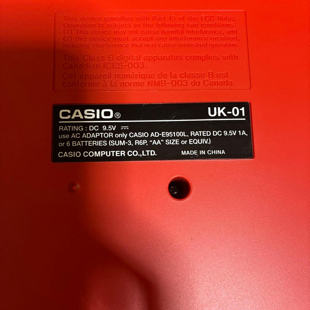 CASIO ミニキーボード　UK-01 中古