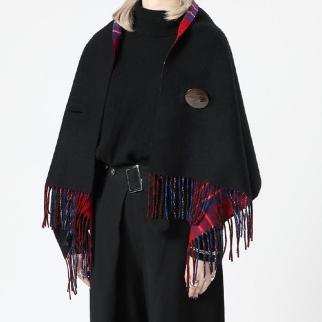 E*a様 Vivienne Westwood リバーシブル ボタン付き ストール