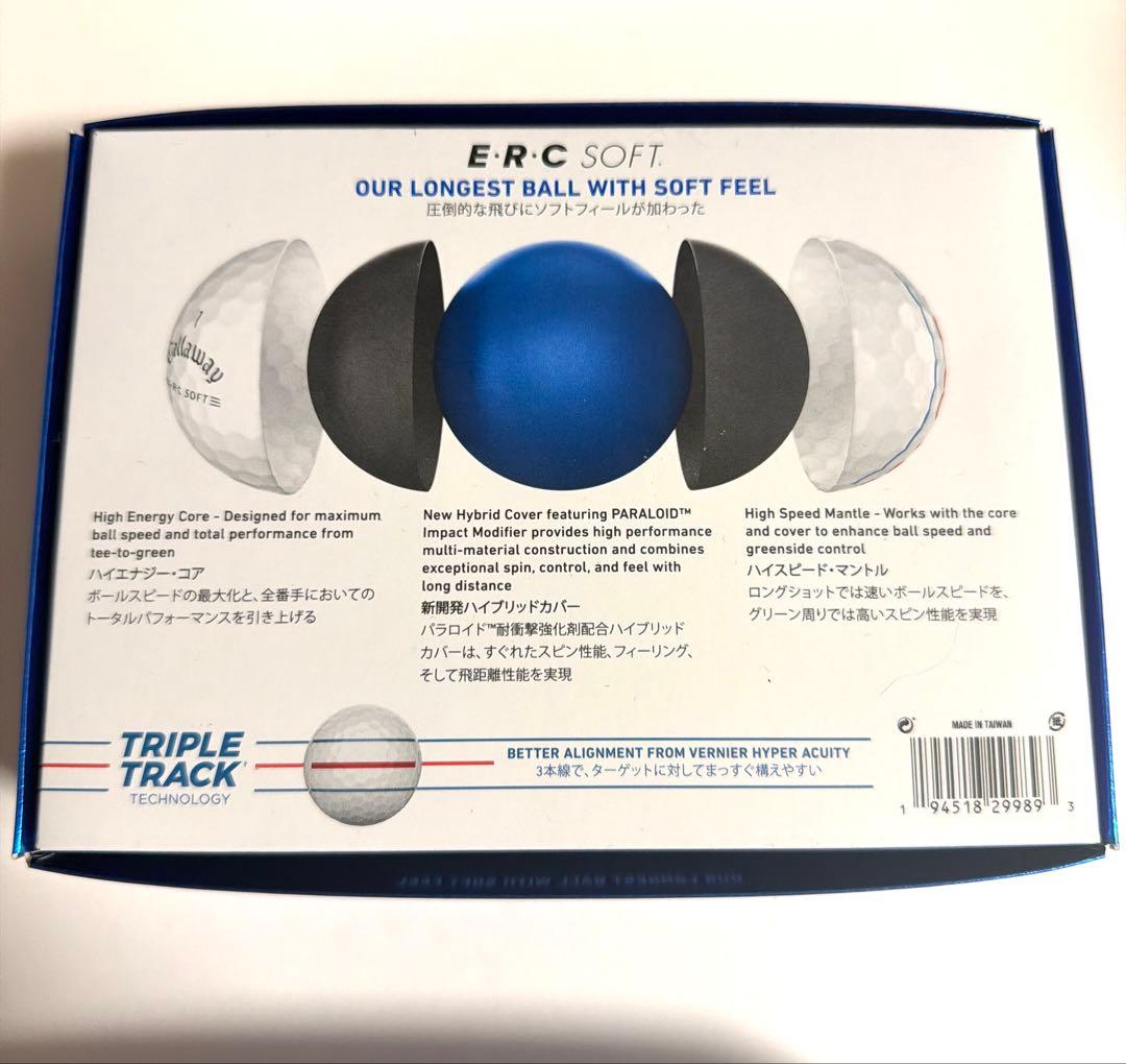 Callaway E・R・C SOFT ゴルフボールTRIPLE TRACK