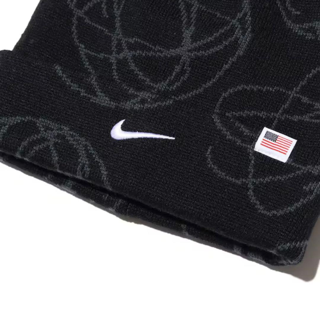 に*ゅ様 Nike ブラック ビーニー グラフィック