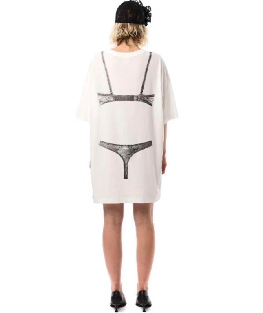 新品 VAQUERA ランジェリーTシャツ XS オーバーサイズ