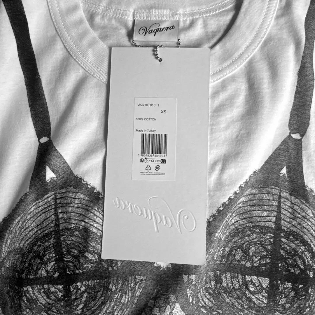 新品 VAQUERA ランジェリーTシャツ XS オーバーサイズ