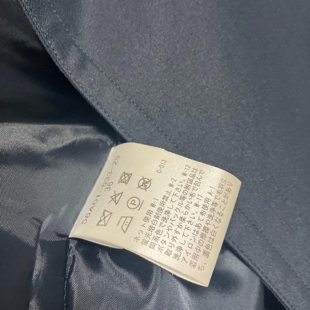 2025年　クレストブリッジ　ツイル　トレンチコート　ネイビー　36