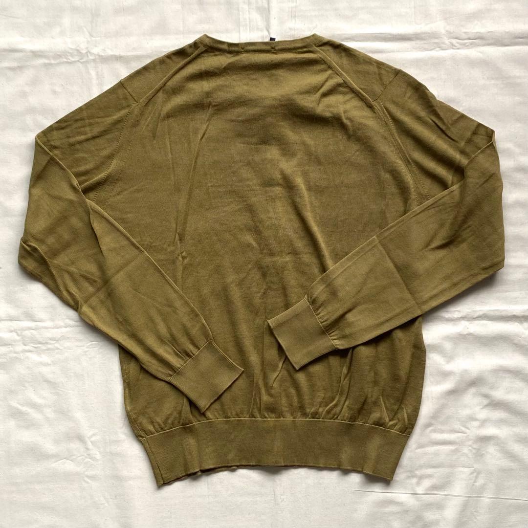 新品タグ付き JOHN SMEDLEY ジョンスメドレー カーディガン 丸首