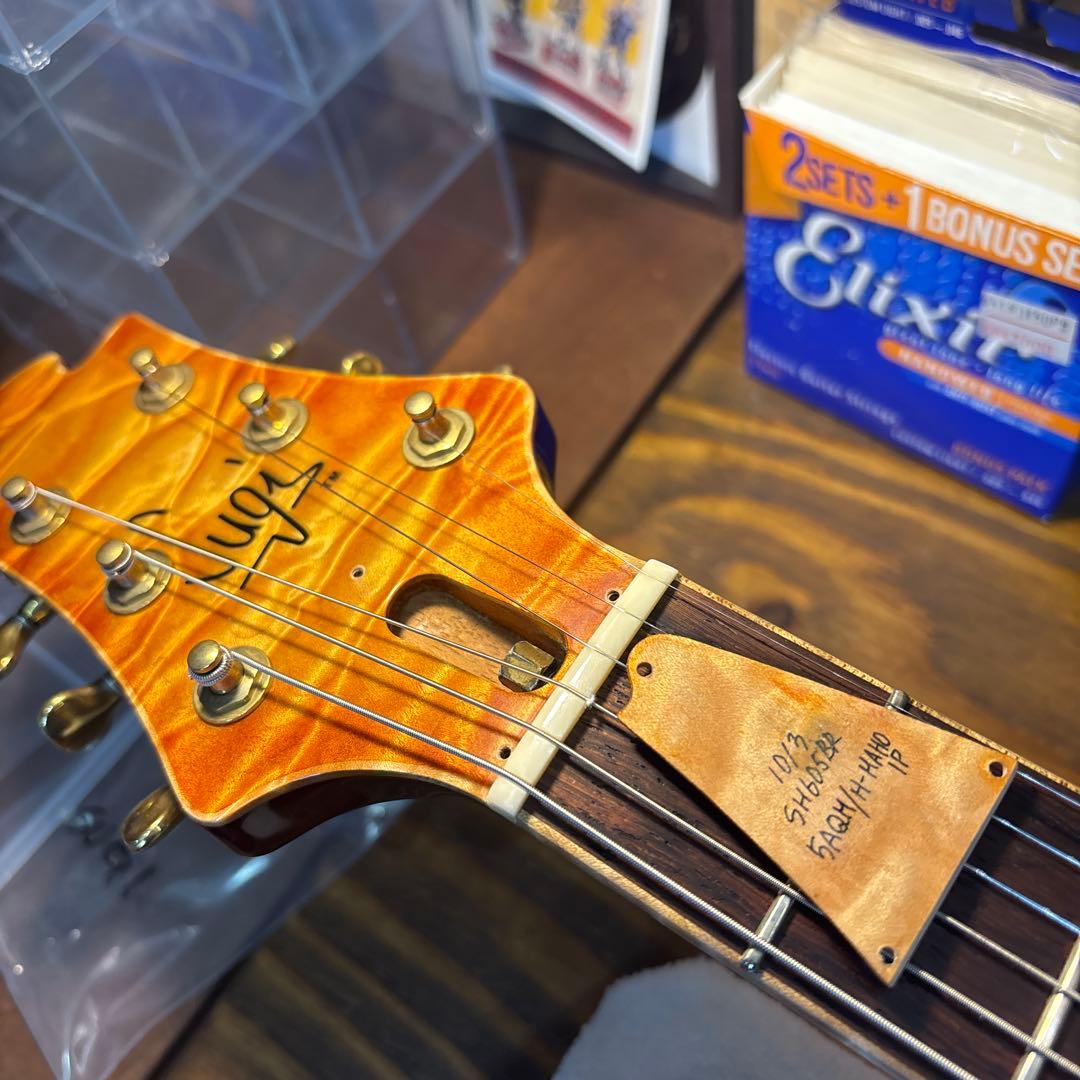 Sugi SH605 5AQM ハカランダ指板希少モデルレスポール