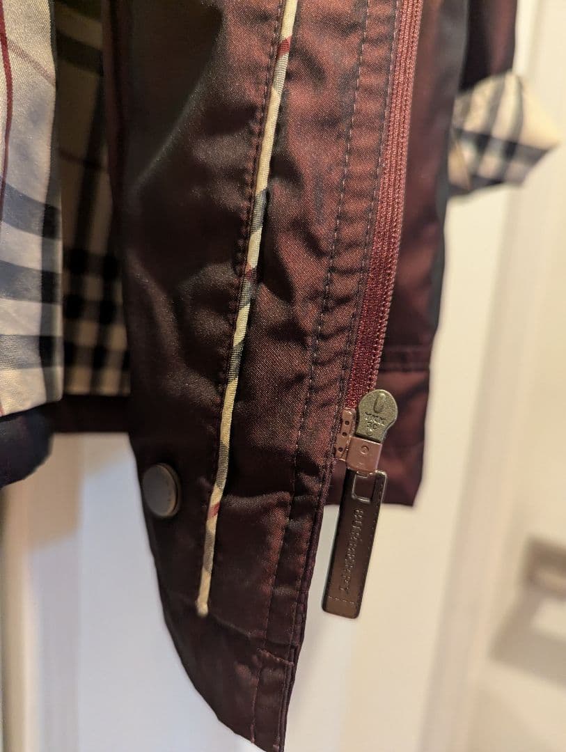 美品 Burberry バーバリー スプリングコート ノバチェック L