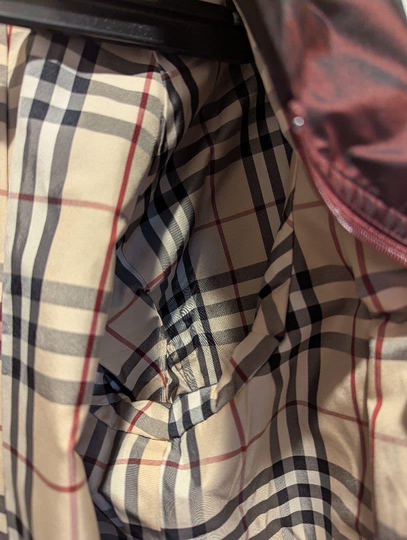 美品 Burberry バーバリー スプリングコート ノバチェック L