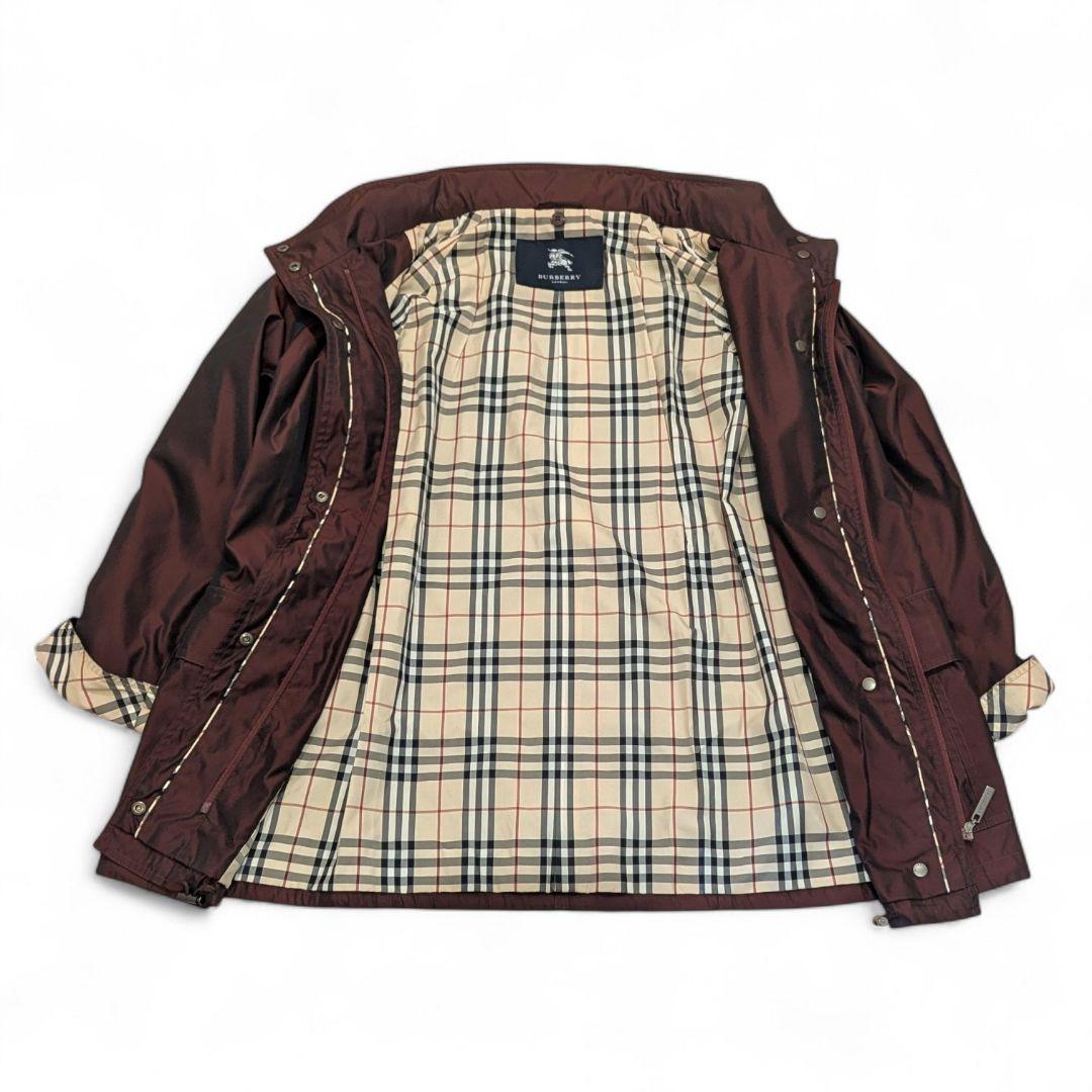 美品 Burberry バーバリー スプリングコート ノバチェック L