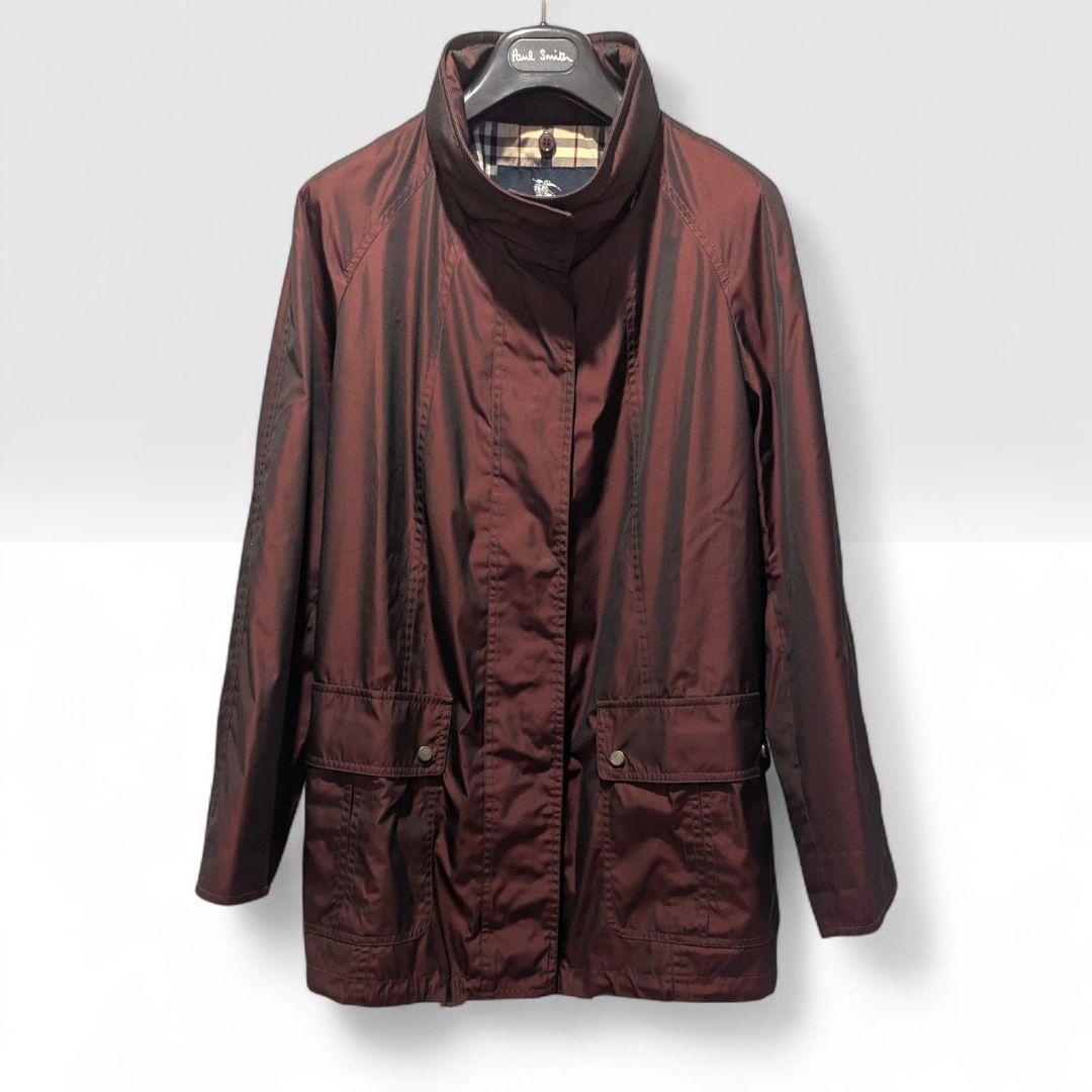 美品 Burberry バーバリー スプリングコート ノバチェック L