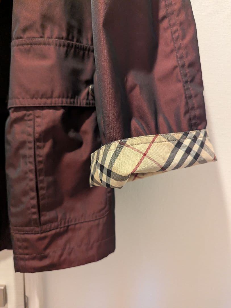 美品 Burberry バーバリー スプリングコート ノバチェック L