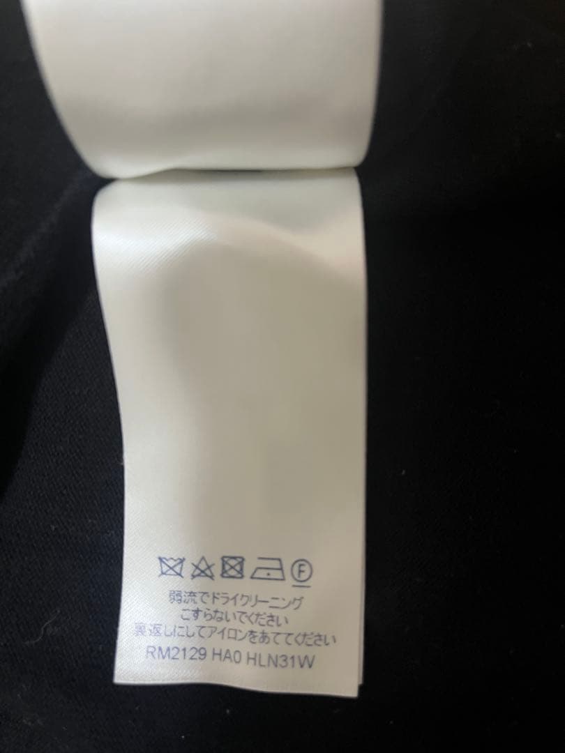 LV クルーネック Tシャツ / コットン シルク ロゴ インターシャ ニット