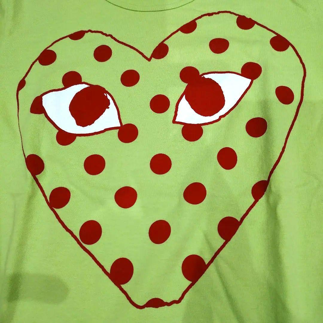 PLAY COMME des GARÇONS 水玉ハート　ドット　半袖Tシャツ