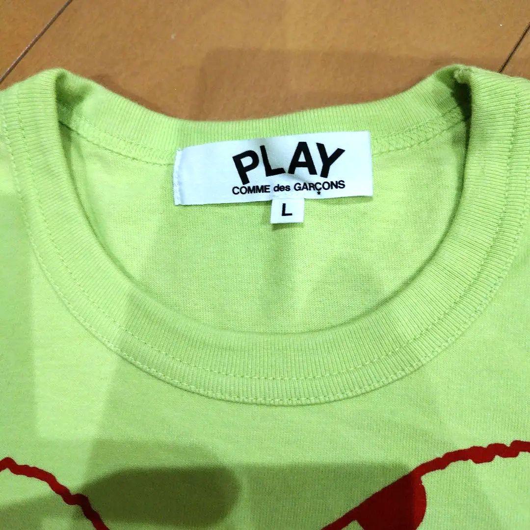 PLAY COMME des GARÇONS 水玉ハート　ドット　半袖Tシャツ