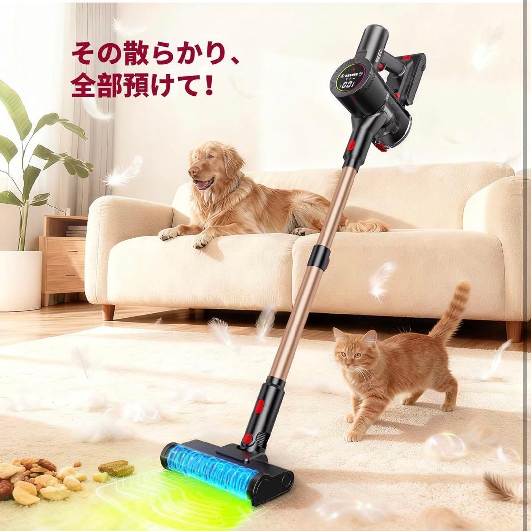 掃除機⭐️コードレス掃除機 軽量 サイクロン式 スティッククリーナー 2WAY