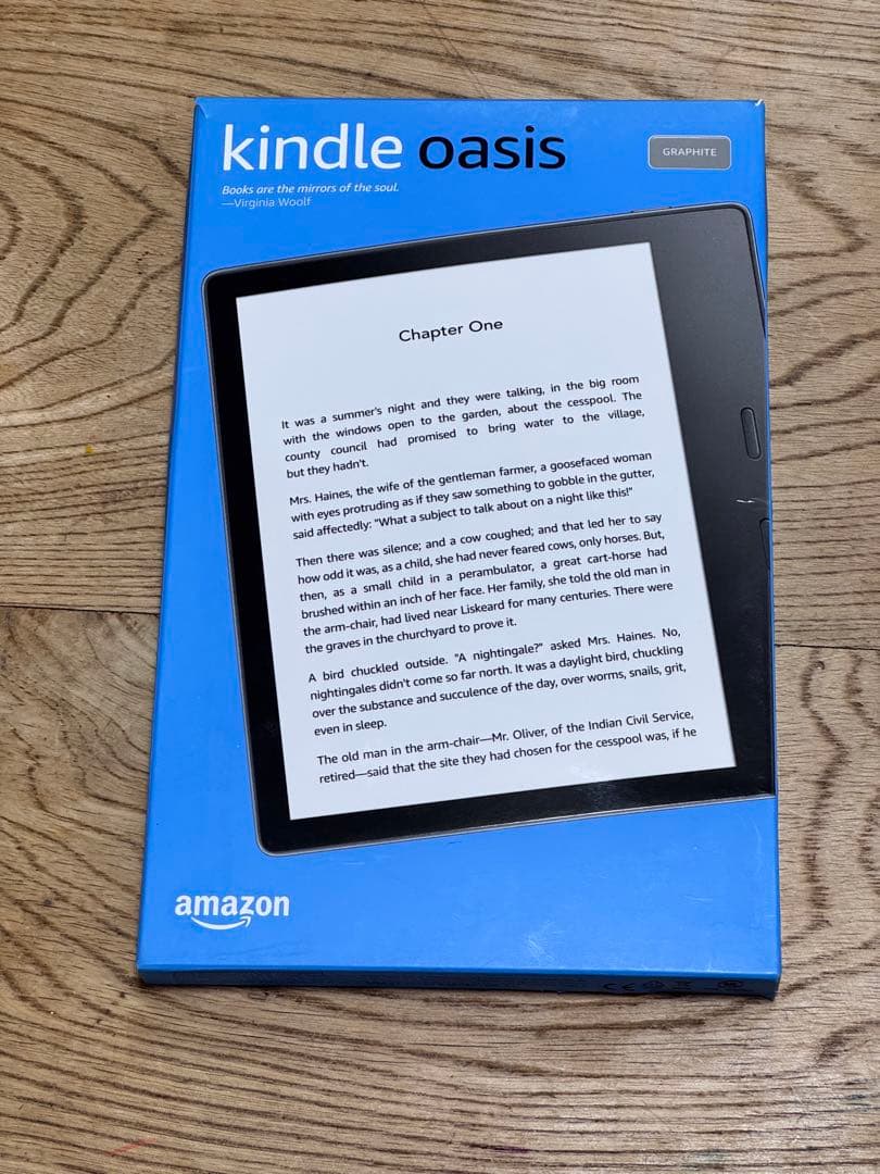 Kindle oasis 第10世代 8GB S8IN4O　純正本革カバーセット