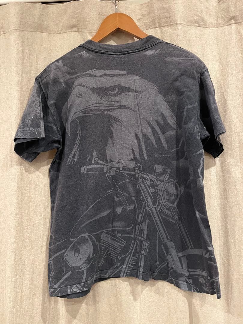 Harley-Davidson イーグル Tシャツ ビンテージ　総柄　ハーレー
