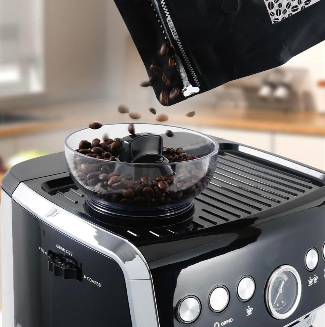 Aeroor 全自動コーヒーマシン コーヒーメーカー エスプ レッソマシ