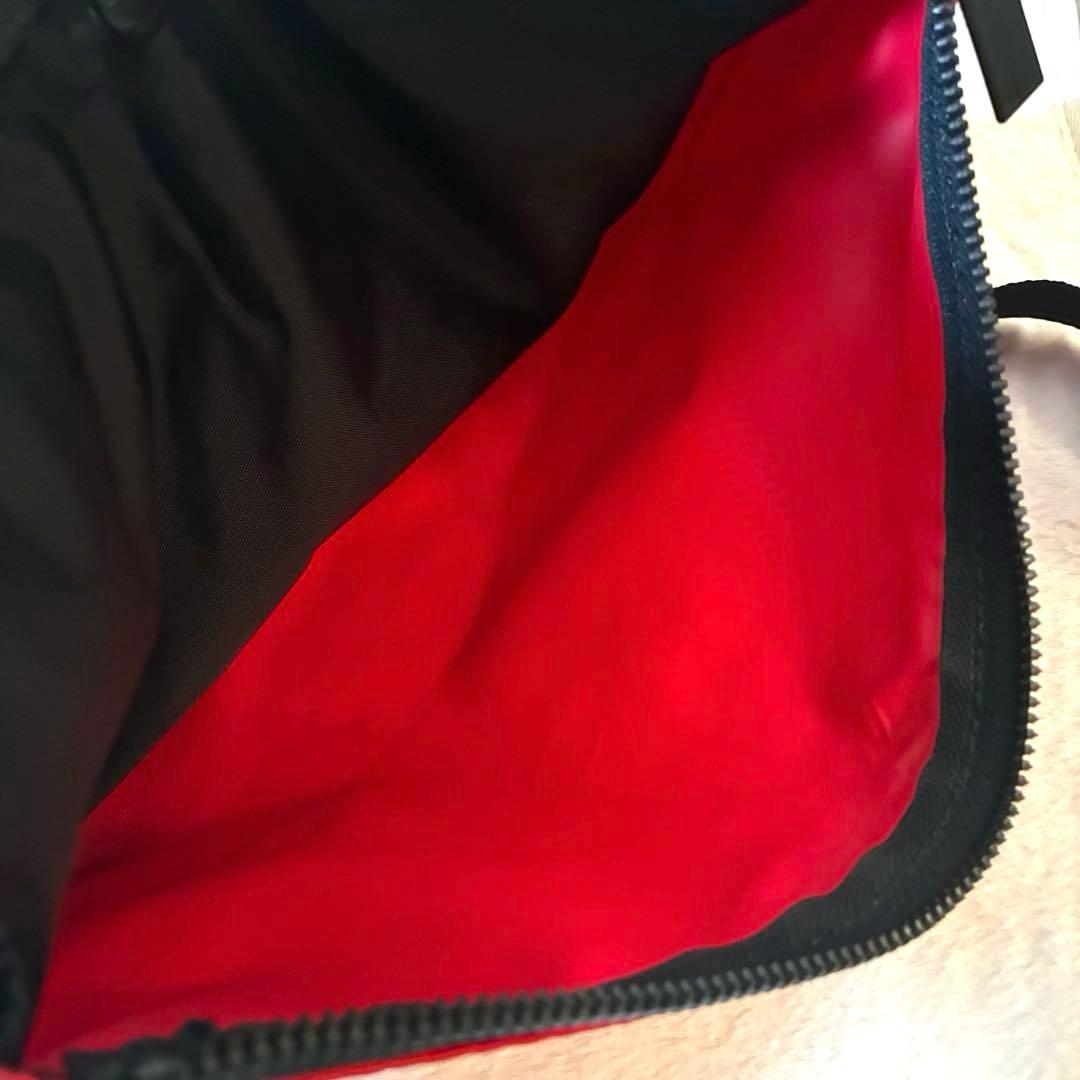 【極美品】PORTER ポーター サコッシュ ショルダーバッグ レッド 日本製
