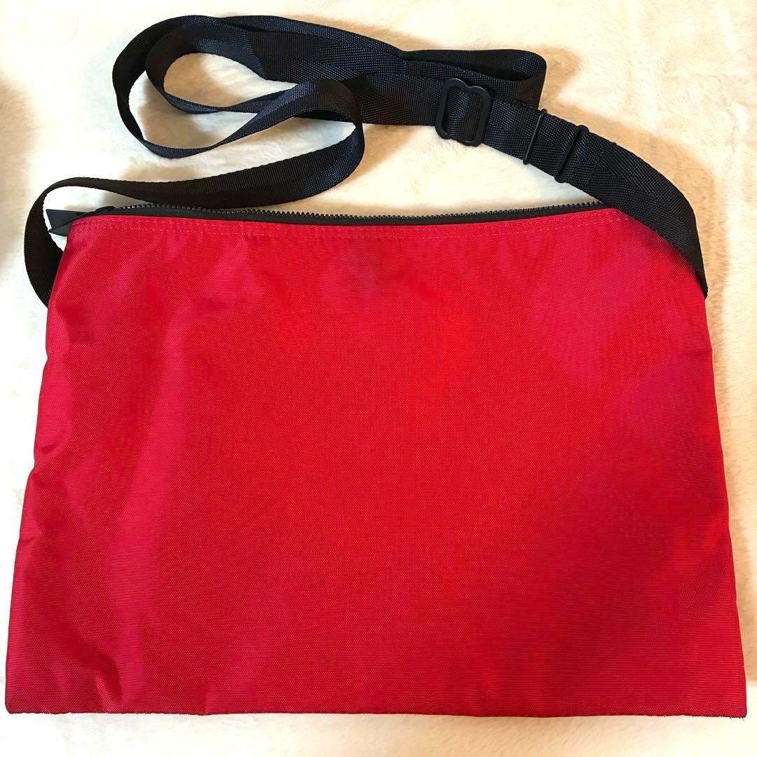 【極美品】PORTER ポーター サコッシュ ショルダーバッグ レッド 日本製