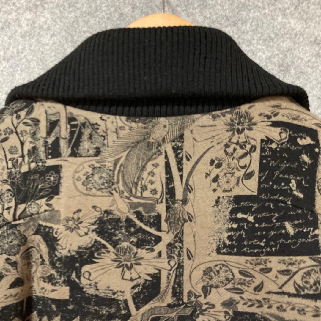 ✨John Galliano カーキ グラフィックプリント ジャケット