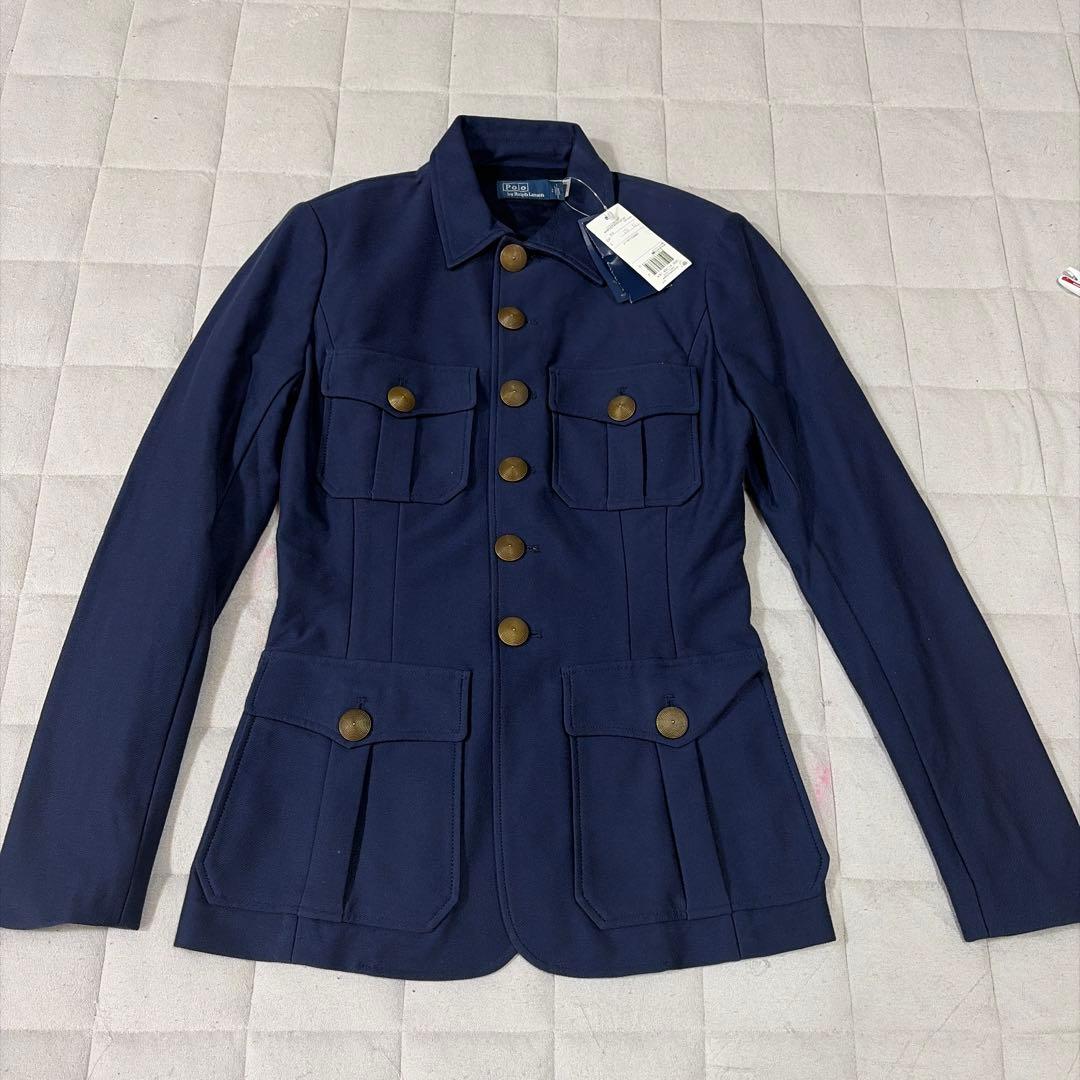 Y069 新品　ポロ ラルフローレン ストレッチ コットン ツイル ブレザー