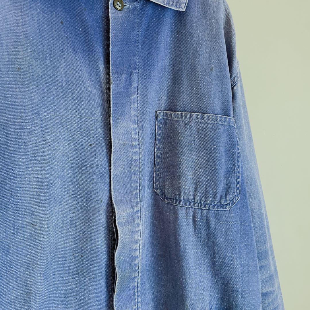 フレンチワークジャケット　French work jacket フェード　ボロ