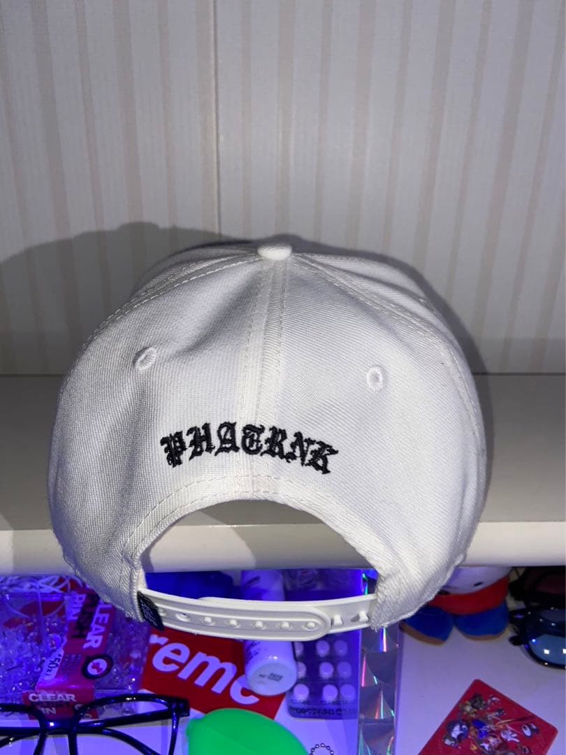 ファットランク白帽子　LAキャップ