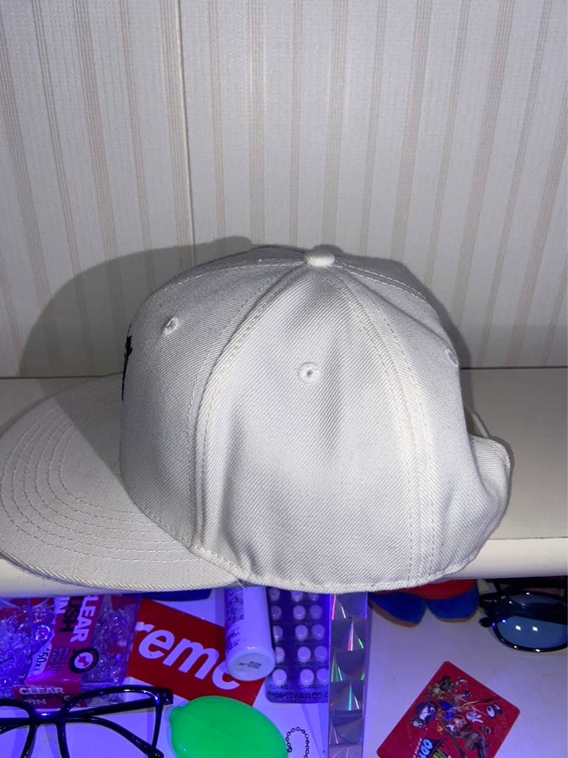 ファットランク白帽子　LAキャップ