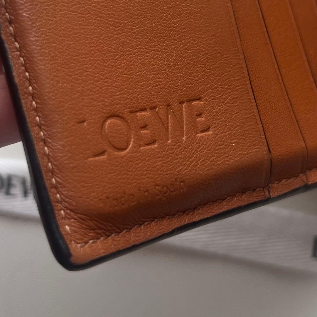 155 極上美品 LOEWE ロエベ 2つ折り財布