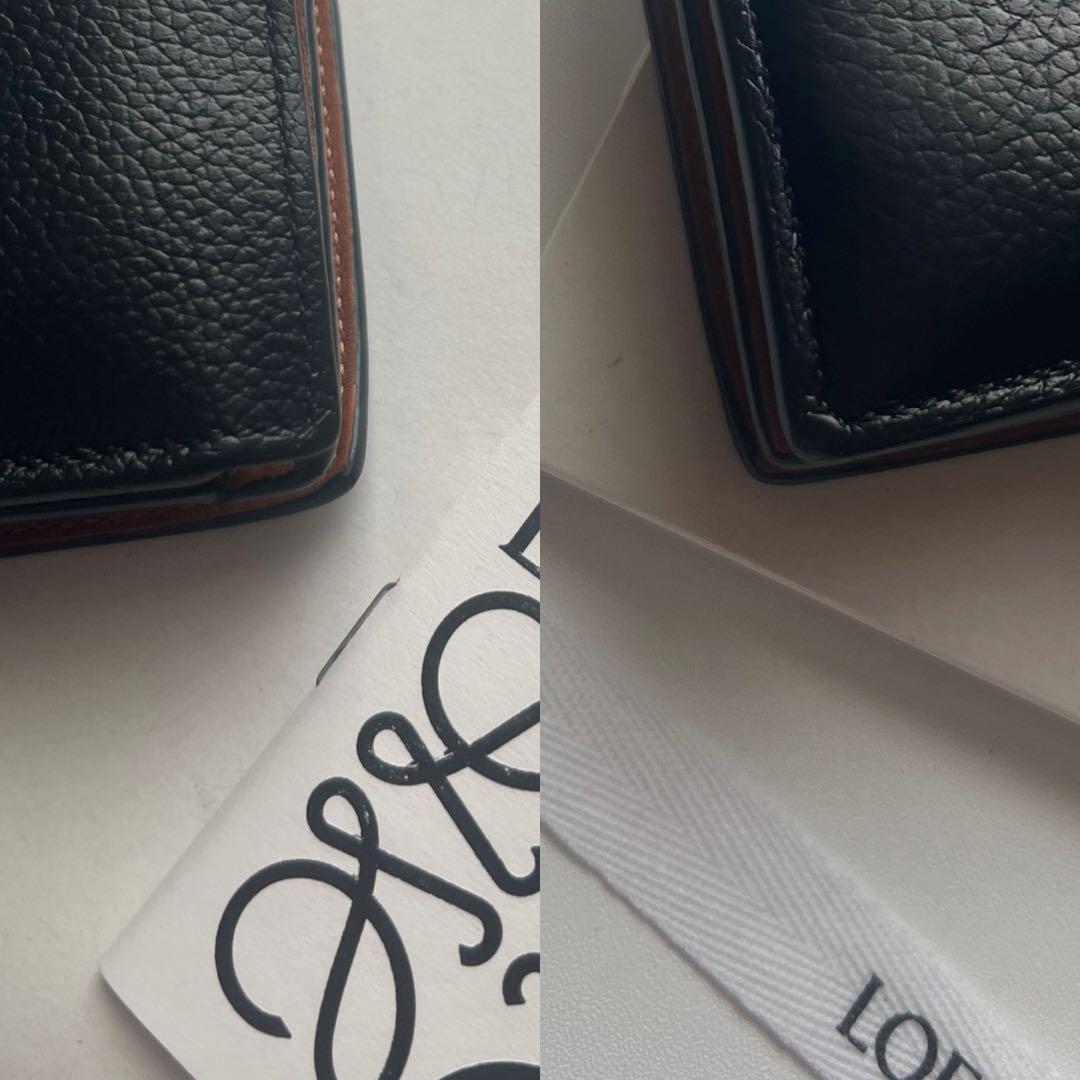155 極上美品 LOEWE ロエベ 2つ折り財布