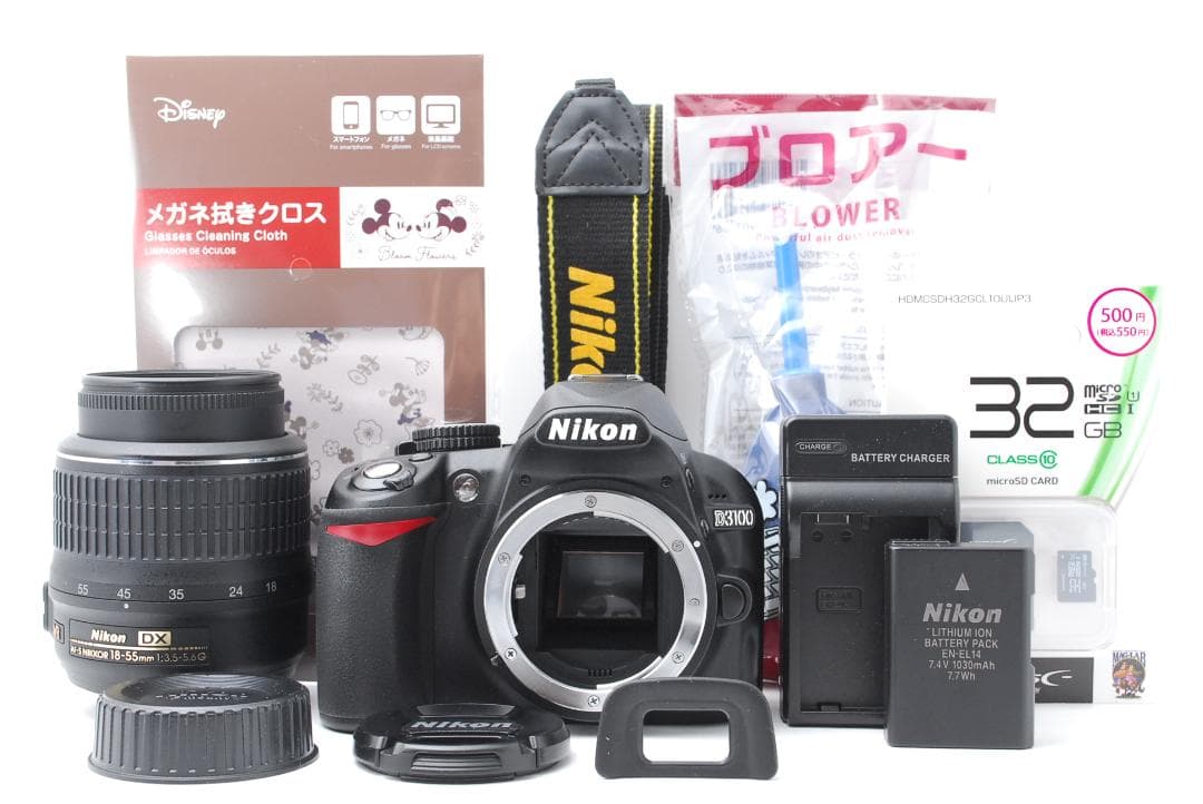 【使用感少なめ　美品】Nikon D3100　スマホ転送　フルHD動画　卒園