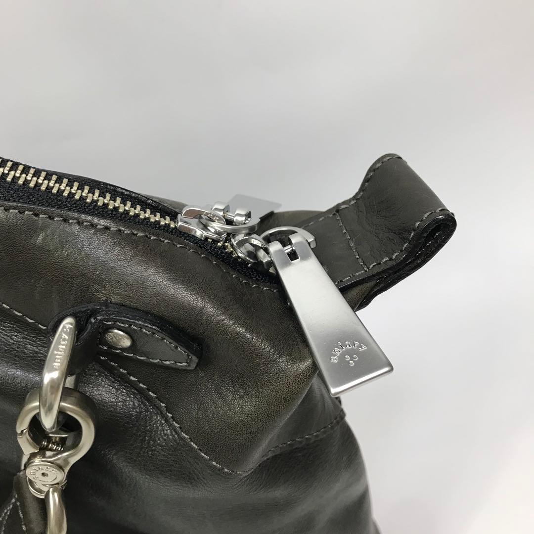 美品✨ アニアリ ボストンバッグ ブラック レザー ショルダーバッグ 2WAY