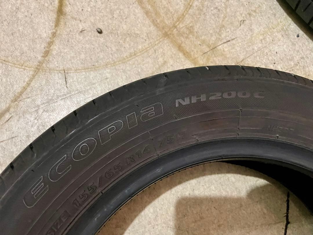 な〜ちゃん ブリヂストン NH200C 155/65R14 2023年製