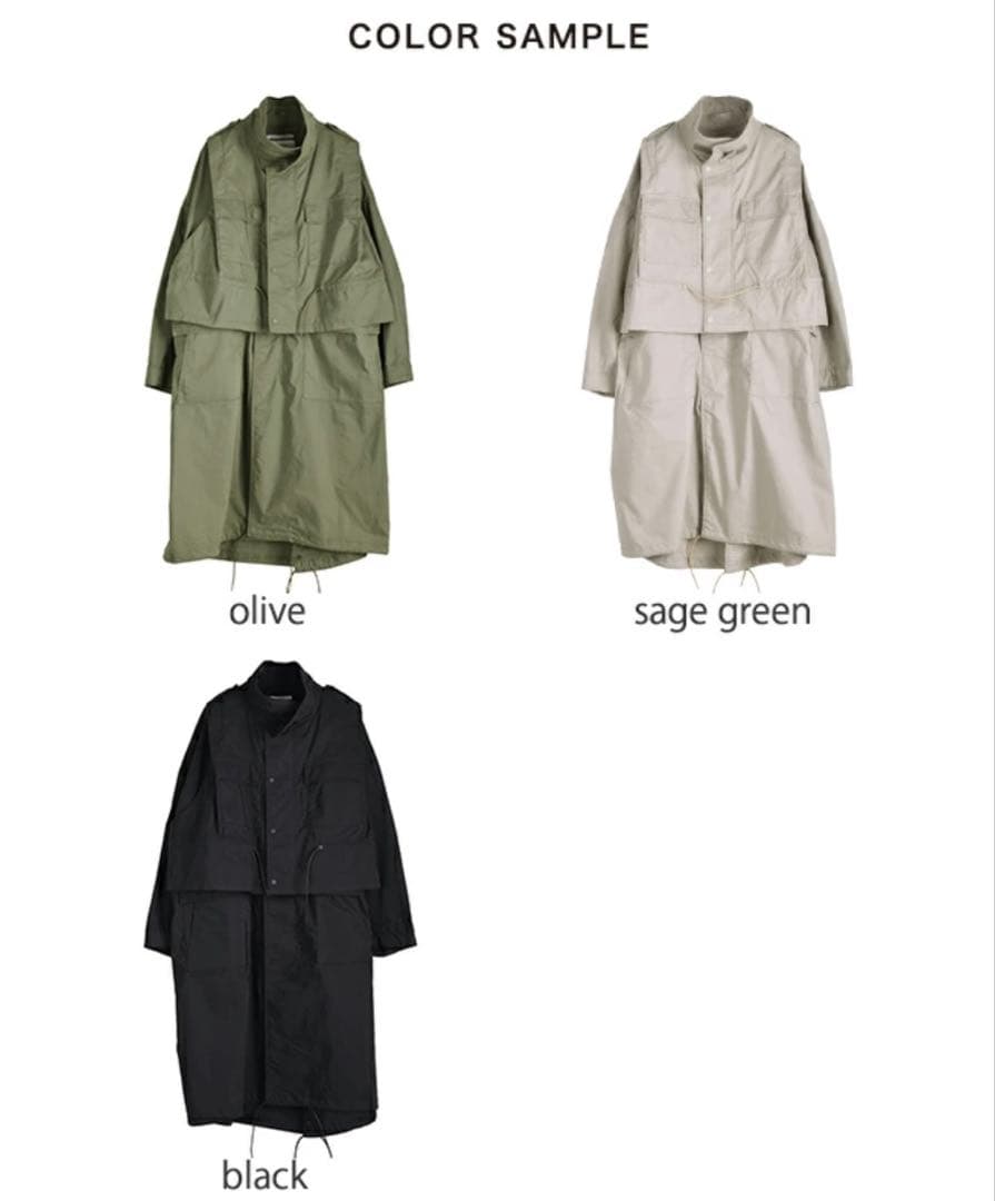 ジャケット・アウター F/CE. M-65 LAYERED COAT