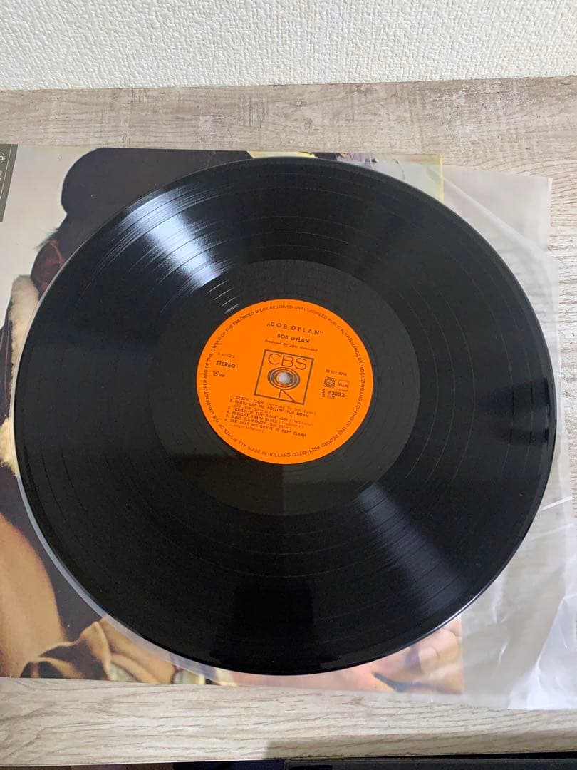 初期盤Bob Dylan 1st S62022 CBS オランダ盤 オレンジ