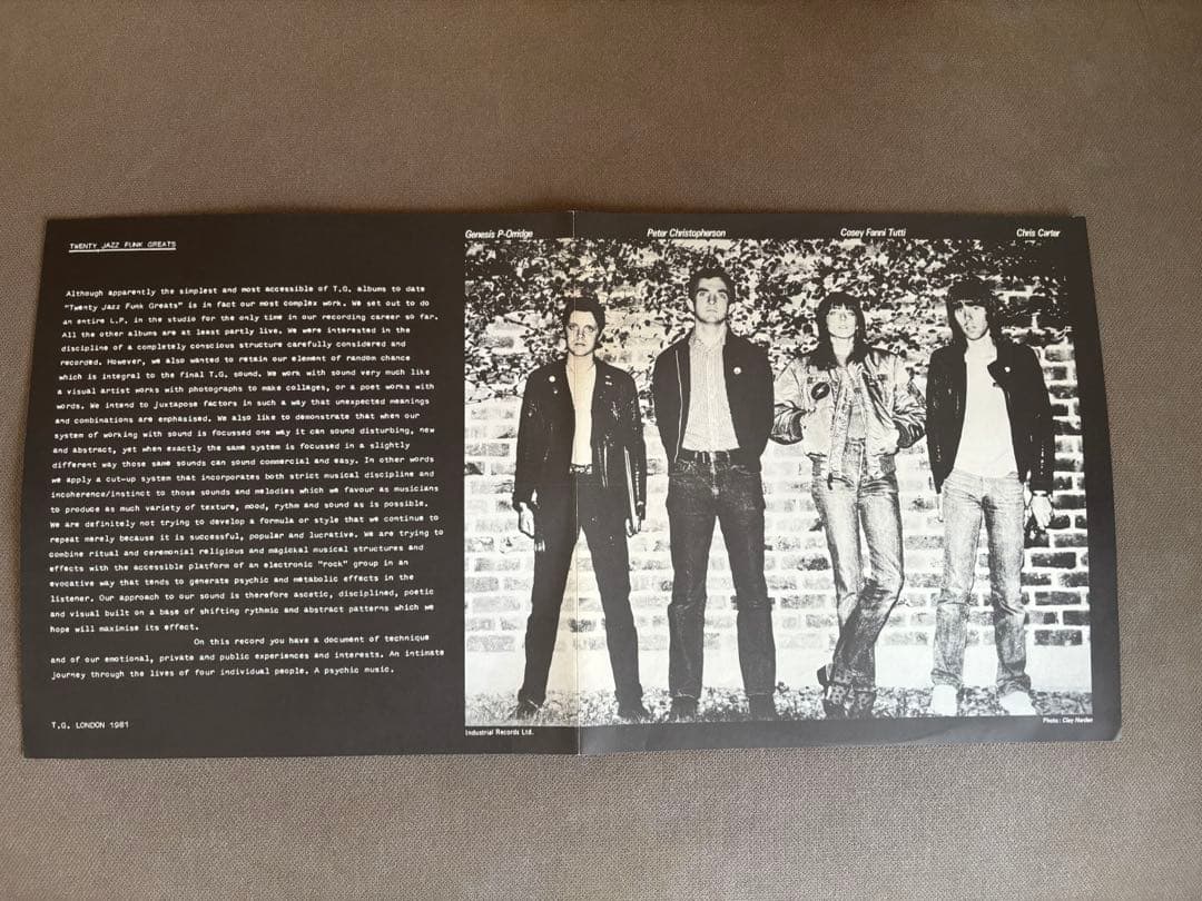 洋楽 Throbbing Gristle 20 Jazz Funk Greats LP