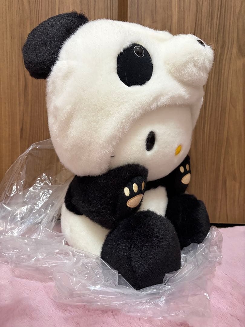 サンリオハローキティ変身パンダL ぬいぐるみ　レア
