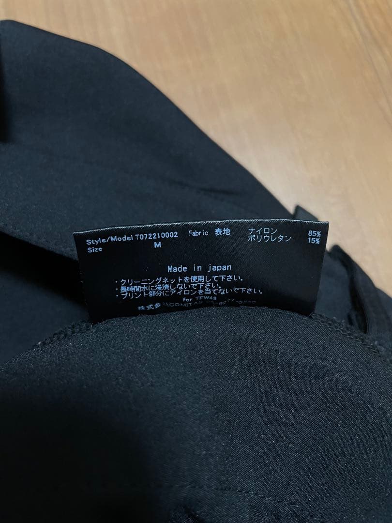 TFW49 アンクルスリムパンツ　ブラック　M junhashimoto ゴルフ