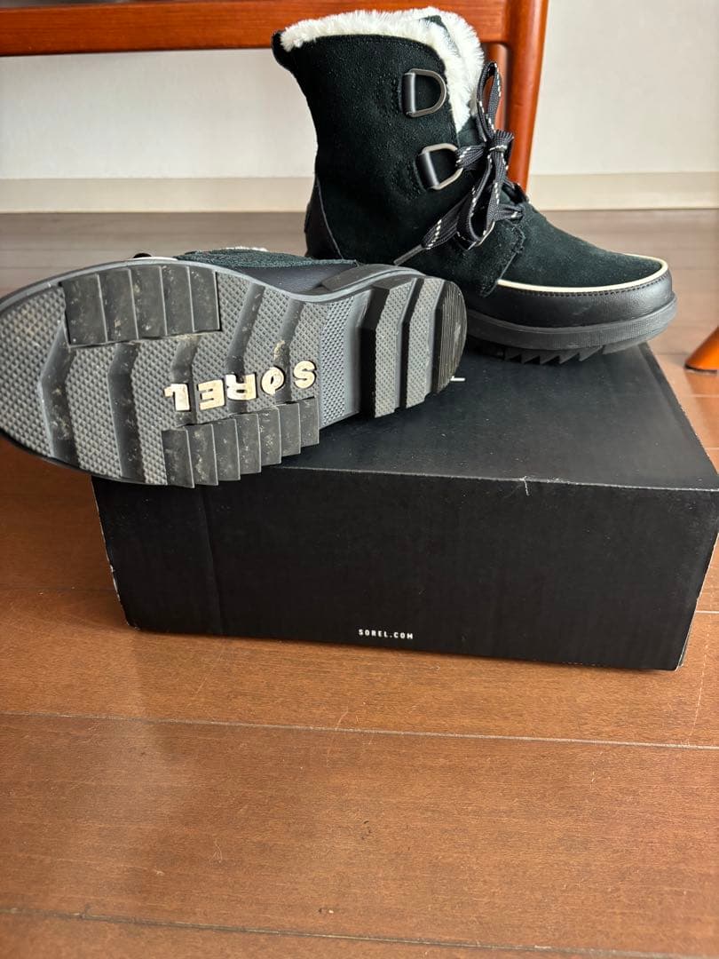 【極美品】SOREL ソレル TIVOLI IV WP ティボリ4 25cm 黒