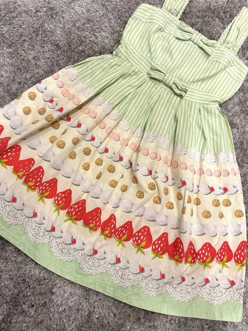 エミリーテンプルキュート　デコレーションケーキjsk ミントグリーン